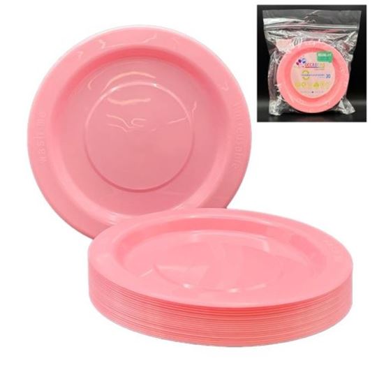Picture of Plate, Light Pink Lunch 25 Pkt - Alpen