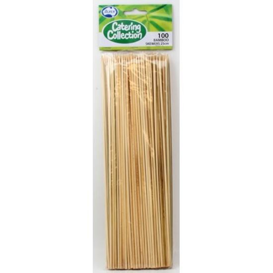Picture of Skewer, Bamboo 25cm/10" 100 Pkt - Alpen