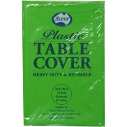 Picture of Table Cover, Lime Round - Alpen