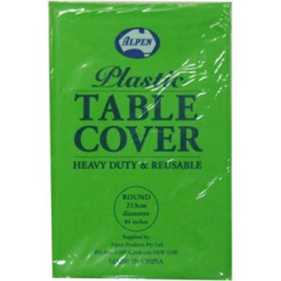 Picture of Table Cover, Lime Round - Alpen
