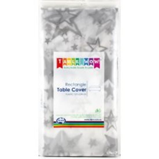 Picture of Table Cover, Silver Stars - Alpen