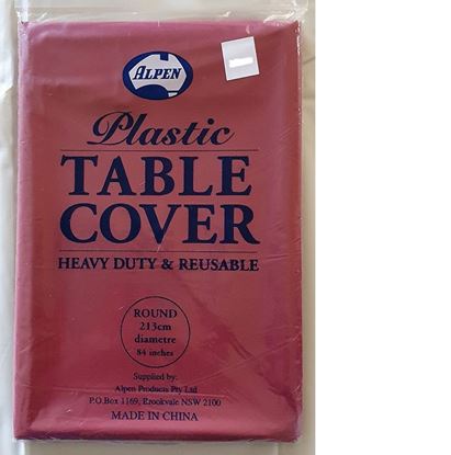 Picture of Table Cover, Burgundy - Alpen