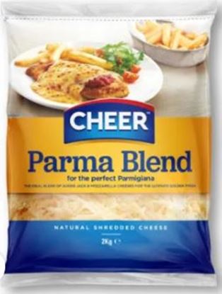 Picture of Cheese Shred, Parma Blnd 2Kg (6) - Cheer