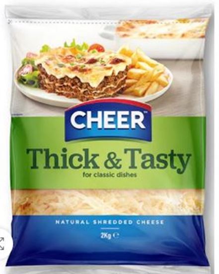 Picture of Cheese Shred, Tasty 2Kg (6) - Cheer