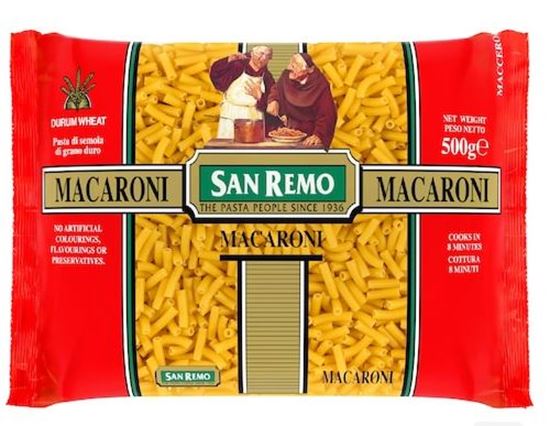 Picture of Pasta, Macaroni 500g (12) - San Remo