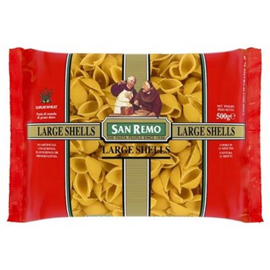 Picture of Pasta, Shell Large 2x5Kg (BOX) - San Rem