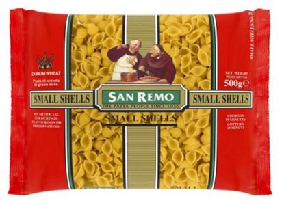 Picture of Pasta, Shell Small 500g (12) - San Remo