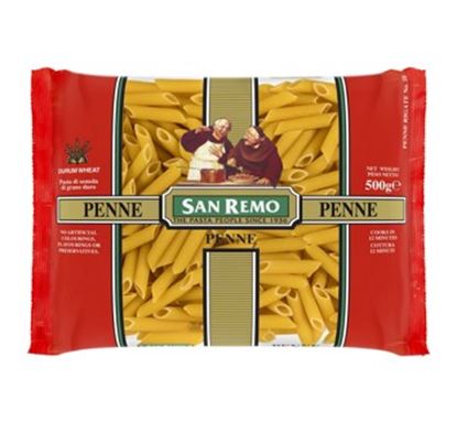 Picture of Pasta, Penne 500g (12)- San Remo