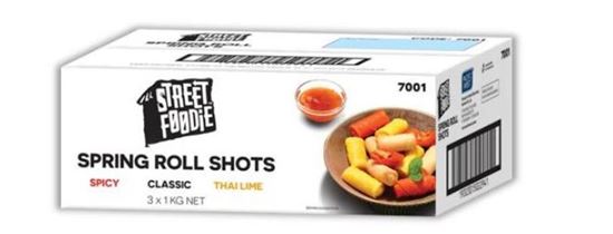 Picture of Spring Roll Shots, Classic 1Kg (3)- P/W