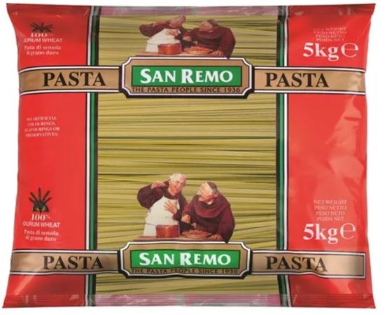 Picture of Pasta, Fettuccine 2x5Kg (BOX) - San Remo