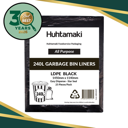 Picture of Bin Liners, Wheelie 25 x 240L (4)