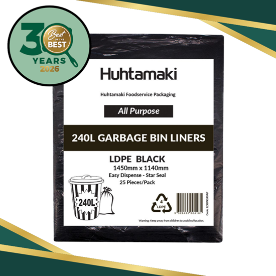Picture of Bin Liners, Wheelie 25 x 240L (4)