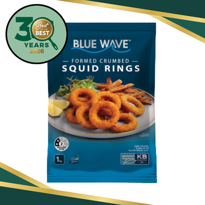 Picture of Squid, Crumb Form Rings 1kg - Sea Wave