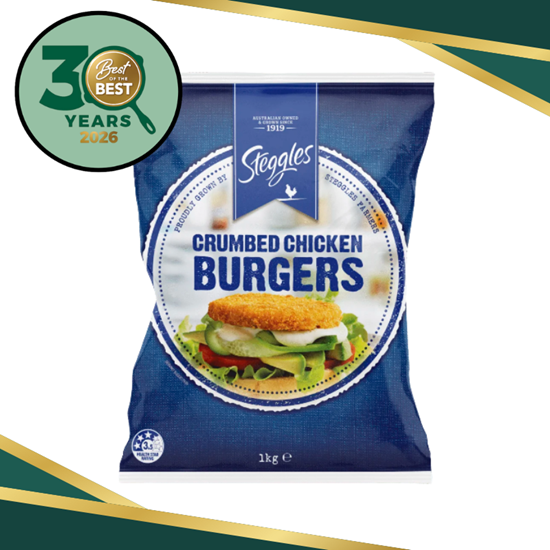Picture of Burger, Crumb Chicken 10x95g (6) - Stegg