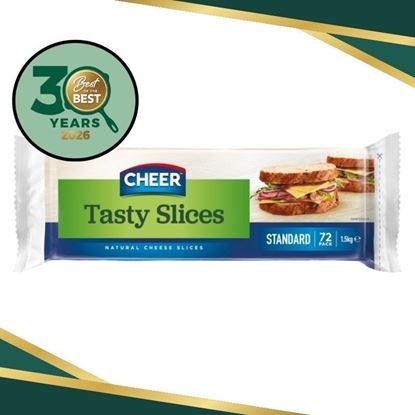 Picture of Cheese Slice, Tasty 72 1.5kg (8) - Cheer