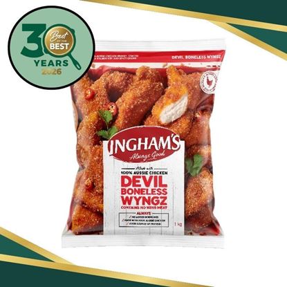 Picture of Devil Wingz, Boneless 1Kg (5) - Ingham