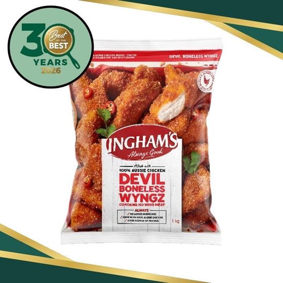 Picture of Devil Wingz, Boneless 1Kg (5) - Ingham