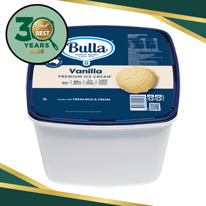 Picture of Ice Cream, Vanilla 5L (2) - Bulla