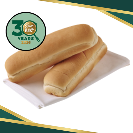 Picture of Roll, Hotdog 7" 54x75g - S/Bake