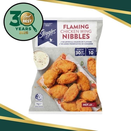 Picture of Wing Nibbles, Flammin 1kg (6) - Steggles