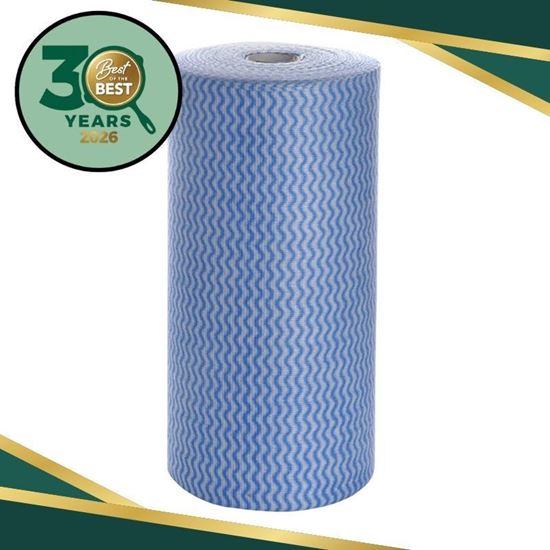 Picture of Wipes, Heavy Duty 45m Roll - Blue (4)