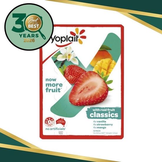 Picture of Yoghurt, Yoplait Classics BOX 4x12x110g