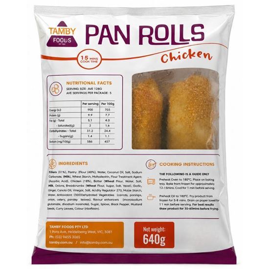 Picture of Pan Roll, Chicken 5x128g (6) - Tamby 