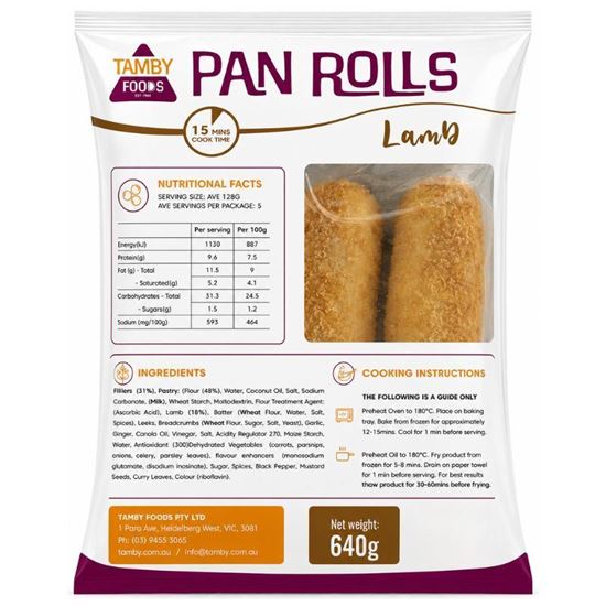 Picture of Pan Roll, Lamb 5x128g (6) - Tamby 