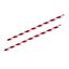 Picture of Straws, Red Stripe Plastic x250 - Anchor