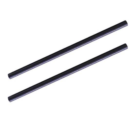 Picture of Straws, Black Regular/Paper x 250 (10)