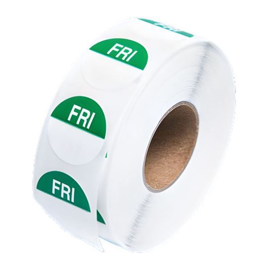 Picture of Labels, Round Day Dots Friday 