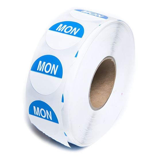 Picture of Labels, Round Day Dots Monday 