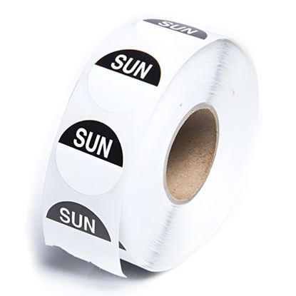 Picture of Labels, Round Day Dots Sunday 