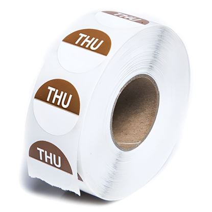 Picture of Labels, Round Day Dots Thursday