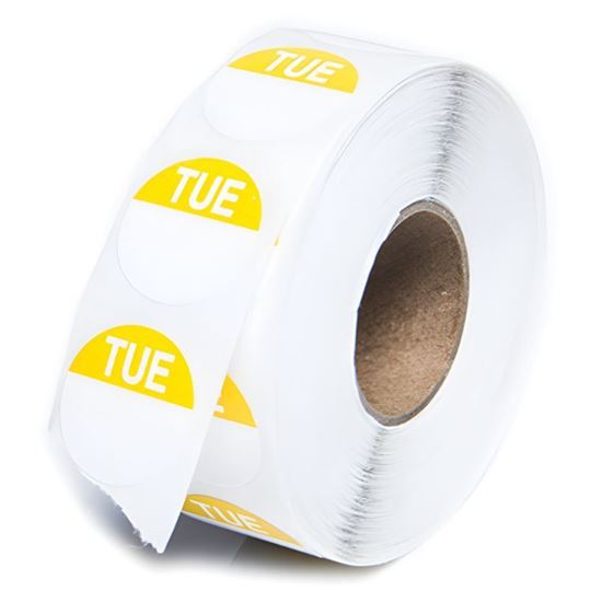 Picture of Labels, Round Day Dots Tuesday 