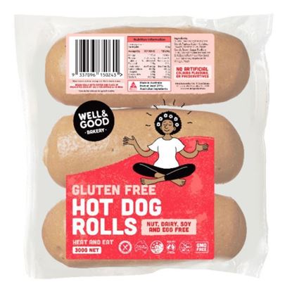 Picture of W&G GF - Hot Dog Buns 3x100g (8)