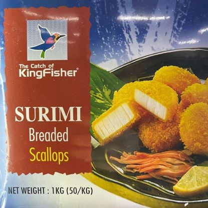 Picture of Scallops, Surimi Breaded 1Kg - K/Fisher