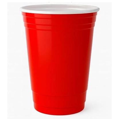Picture of Cup, Red 500mL 16Oz (12) - Durmaz