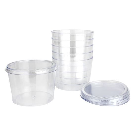 Picture of Cup, Round Dessrt Lid x 6 - Durmaz