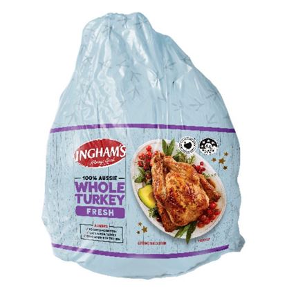 Picture of Turkey, Whole Plain >10Kg R/W - Ingham