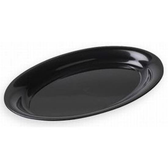 Picture of Tray, Black Oval Lid 16" - T/Pee
