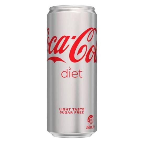 Picture of Coca Cola Diet Slim Cans 24x250ml