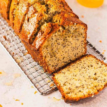 Picture of SM Loaf Orange & Poppy seed Cake