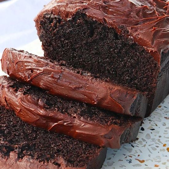 Picture of SM Loaf Iced Chocolate Chip Mud Cake