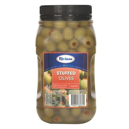 Picture of Olives, Stuffed Green 2Kg (6)