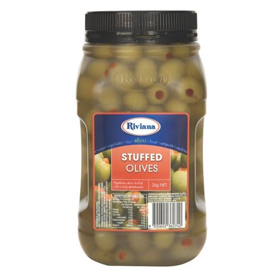 Picture of Olives, Stuffed Green 2Kg (6)