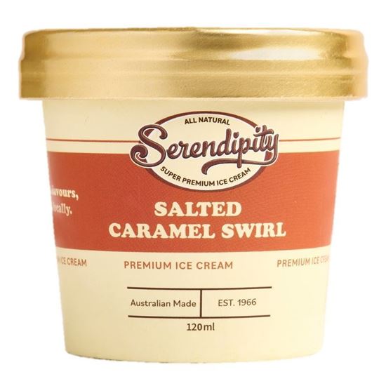Picture of Ice Cream Cup 120ml, Salt Caramel Swirl
