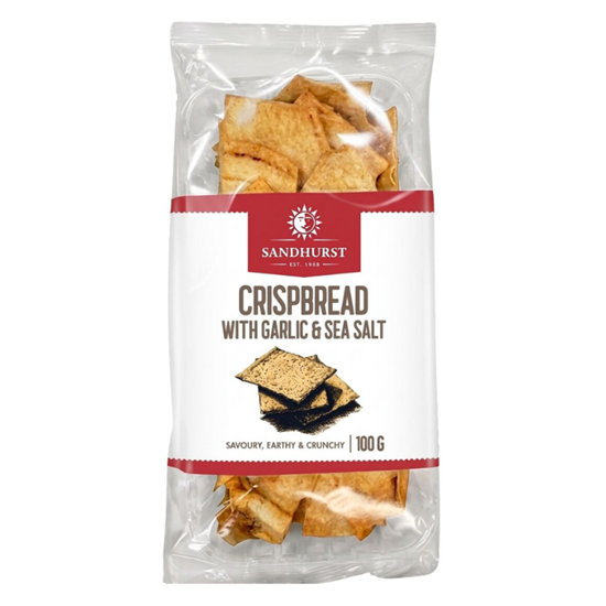 Picture of Crispbread, Garlic&Sea Salt 12x100g(RTL)